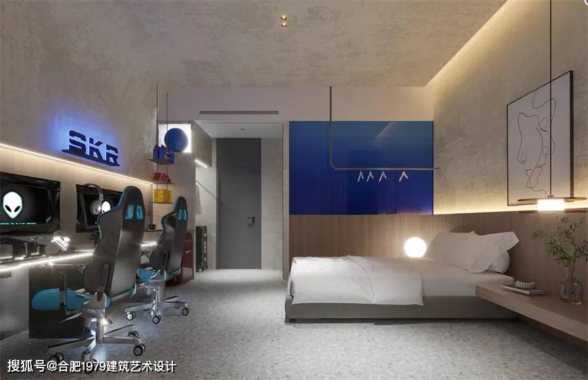 设计：潮酷装修解锁电竞新主场pg电子模拟器试玩电竞酒店(图4)